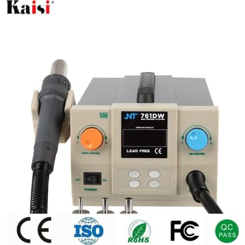 KAISI Hot Air Gun 761DW 700W BGA Rework Desoldering Solder Station Soldering Heat Air Gun Station For SMD Welding Repair Tools