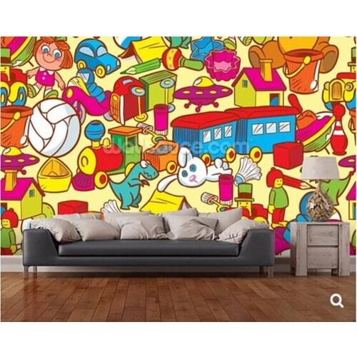 Custom children wallpaper,toys3D cartoon murals for childrens rooms park living room backdrop waterproof papel de parede