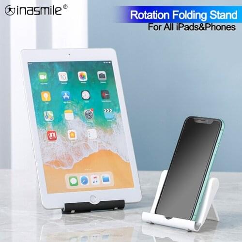 Metal Rotation iPad Holder For iPad 9.7 10.2 10.5 11 12.9 inch Tablet Desktop Stand For Samsung Xiaomi Huawei Phone Tablet