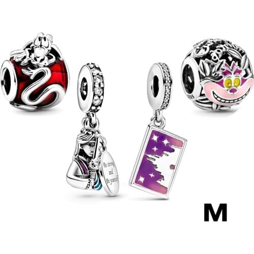 NEW 100% 925 Sterling Silver Summer Collection Mulan Mushu Parks Dangle Charm Fit Diy Women Original Bracelet Jewelry Gift