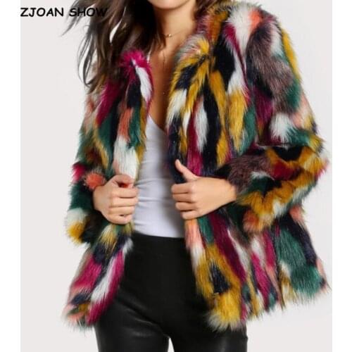 ZJOAN SHOW Fashionable Fur Coats
