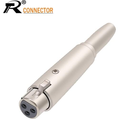 1pc 3Pin XLR Male to 1/4in 6.35mm Female TRS Audio Cable Mic Cord for Adapter electrical connectors