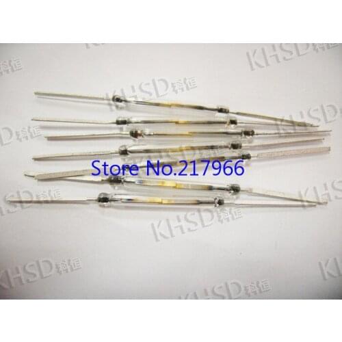 10PCS ,Normally open reed : JAG-2 Glass length 38MM diameter 3MM, Free Shipping