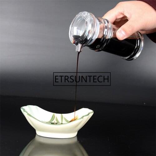 100pcs Plastic Sauce Storage Bottle Oil Vinegar Liquor Jar Seasoning Box With Mouth Cruet Kitchen Supplies