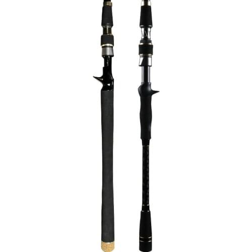 2.1/2.4m Lure Rod Super Hard Fishing Sets Sea Stream Canne Double Brake Casting Rod with Bait Casting Reel H/XH Throwing Stick