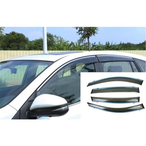 Acrylic Side Door Window Visor Rain Deflectors Guard Weather shields Weather Shield Shade For Toyota RAV4 2014 2015 2016
