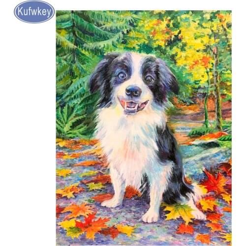 Pet Diamond Mosaic Diamond Embroidery Beads"Sunny Dog" 5d diy Diamonds Cross Stitch Painting Inlay Handwork home decor