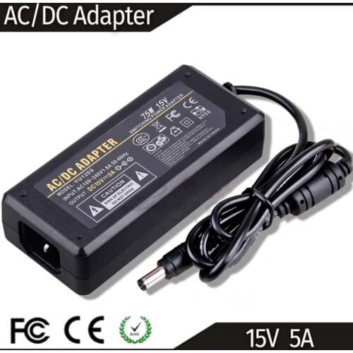 Free Shipping 15 volt power supply 15V 3A/4A/5A/6A/8A desktop charger 15V ac dc switching power adaptor For Poe Audio Speaker