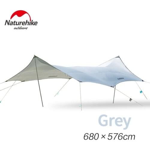 Naturehike Glacier Big Canopy Sunshade Self-Driving Rainproof Large Camping Sun Shelter Tent Projection Area 20 Square Meters