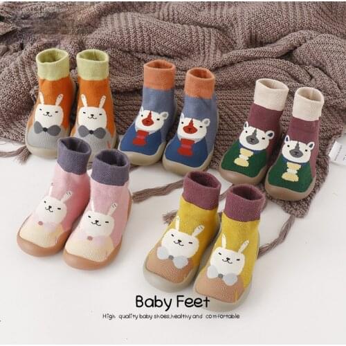Baby Walking Shoes for Infant Toddler Shoes Unisex Girls Boys Cartoons Indoor Shoes Soft Bottom Non-slip Baby First Walker Shoes