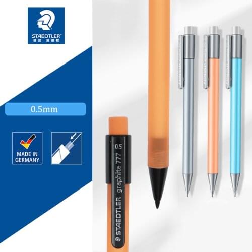 Germany STAEDTLER 777 Mechanical Pencil Write Continuously 0.5|0.7mm Mechanical Pencil Student Color Macaron Hand Drawn Cartoons