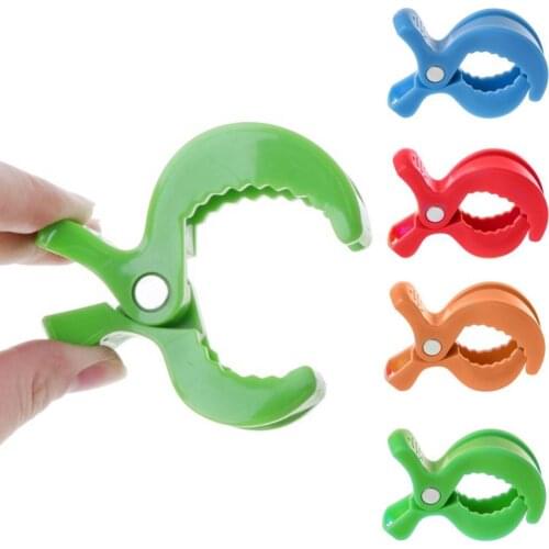 4Pcs Newborn Baby Stroller Clip Pram Stroller Seat Cover Peg Hook Blanket Cart Clip Play Gym Accessory For Blankets Burp Cloths