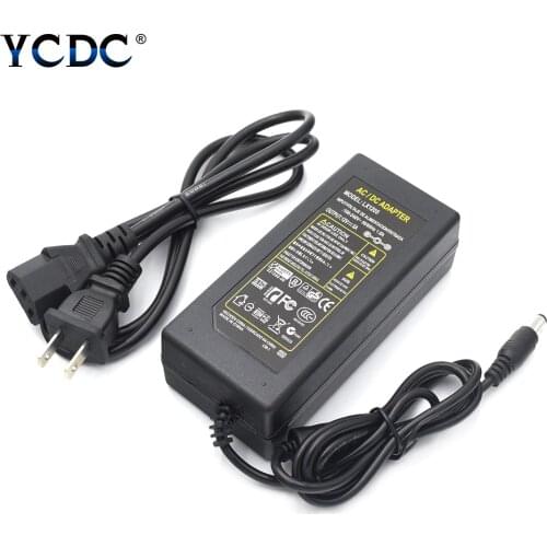 Better Quality AC DC adapter 100-240V to 12V 5A power adapter 5.5*2.1mm Jack 12 Volt power supply adaptor For LED Strip Lights