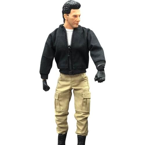 1/12 Soldier male casual overalls model for 6 inch action figure accessories