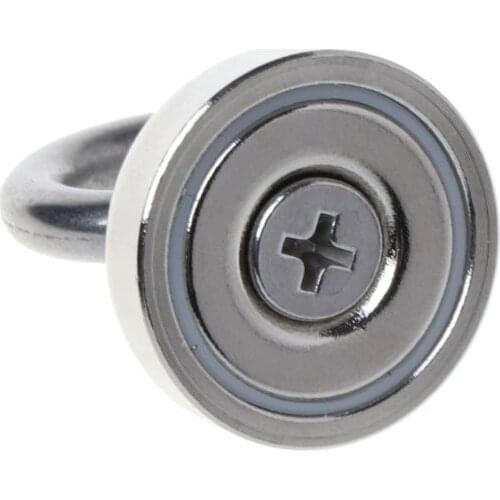 Powerful Round Neodymium Magnet Hook Metal Detector Strong Sea Fishing Hunting