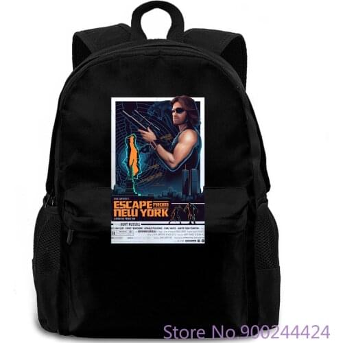 Escape From New York V2 White Movie Poster All Sizes S-3XL Summer Brand Fitness Body Building backpack