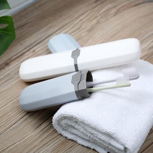 Travel Portable Toothbrush Toothpaste Holder Storage Box Case Pencil Container Cup Bathroom Accessories