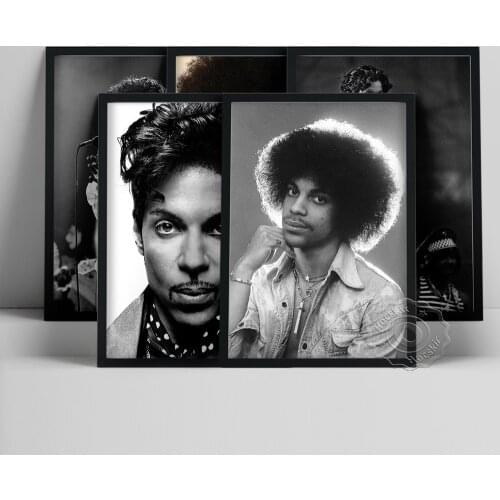 Prince Rogers Nelson Poster, Handsome Star Portrait Painting, Singer Prince Wall Art, Pop Music Fans Gift, Bar Pub Club Decor