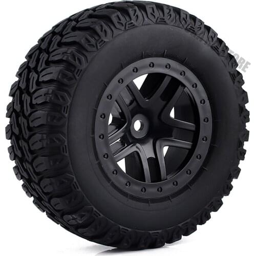 Tires and rims of 1/10 RC off-road truck Traxxas Slash VKAR10SCRC 4 car parts