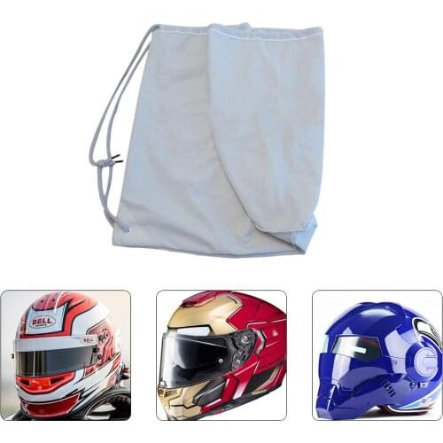 Motorcycle Helmet Bag Oversized Super Soft Short Plush Storage Bags Bike Bicycle Full Half Helmet Lid Protect Bag