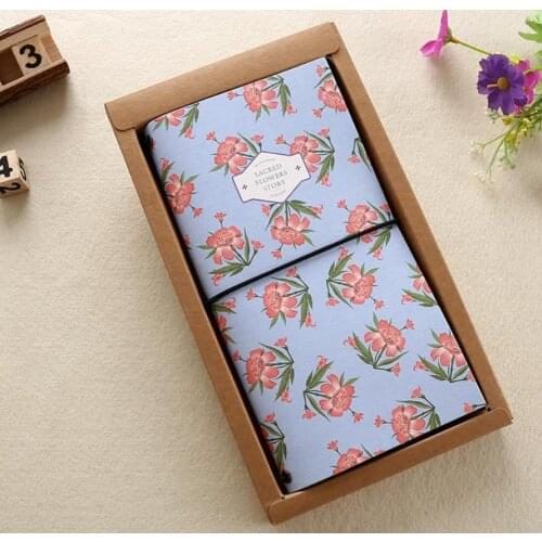 XRHYY Vintage Travelers Notebook PU Leather Cover Planner Diary Book Exercise Composition Binding Notepad Schedule Stationery