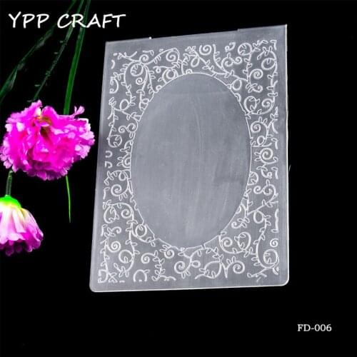 YPP CRAFT Leaves Plastic Embossing Folders for DIY Scrapbooking Paper Craft/Card Making Decoration Supplies