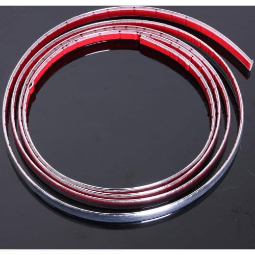 2M 4mm/12mm Car Door Windows Bumper Grill Protective Styling Moulding Strip Trim Crash Guard Protector