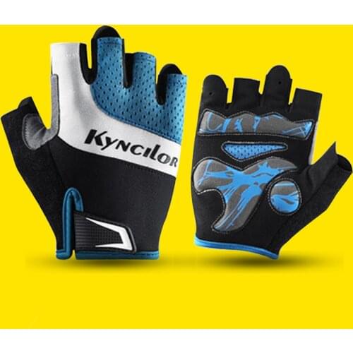 Cycling Anti-slip Anti-sweat Men Women Half Finger Gloves Breathable shockproof Sports Gloves MTB Bike Gloves Cycling Equitment
