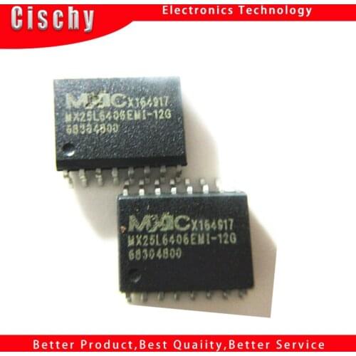 1pcs/lot MX25L6406EMI-12G MX25L6406EMI MX25L6406 SOP-16 In Stock