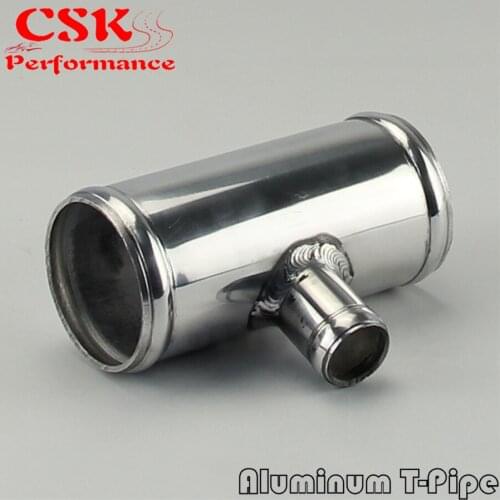 2.25" 57mm OD Aluminium Bov T-Piece Pipe Hose 3 Way Connector Joiner Spout 25mm OD