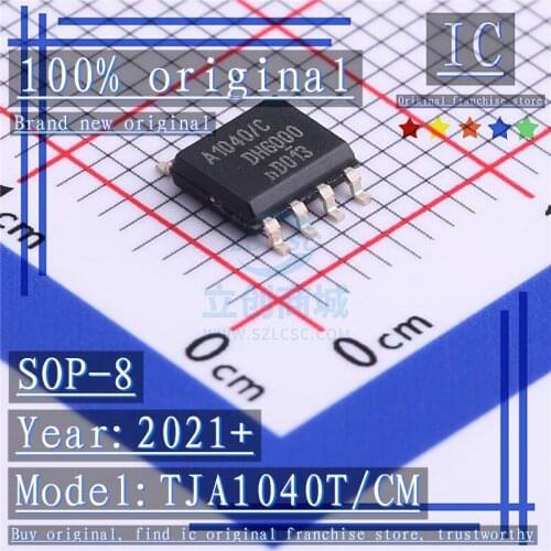 2021+ 100% Brand new original 5PCS-20PCS TJA1040T/CM A1040/C SOP-8 CAN bus transceiver