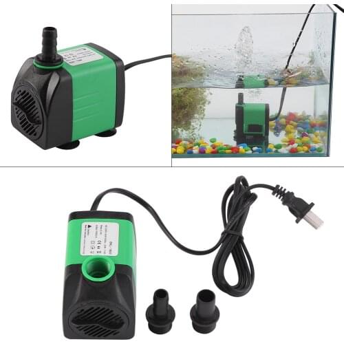 3/6/10/15/20W Ultra-Quiet Submersible Water Fountain Pump Filter Fish Pond Aquarium Water Pump Tank Fountain