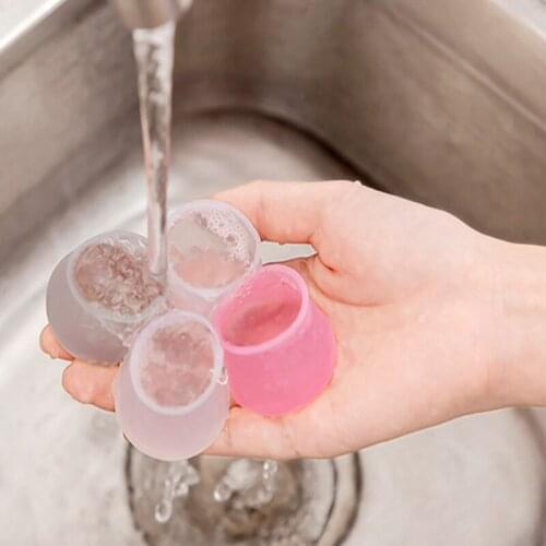 4pcs Table Chair Legs Silicone Caps Funiture Feets Protector Covers Non-slip Table Leg Caps Foot Protection Bottom Covers