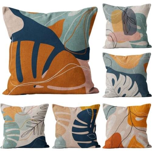 70% Dropshipping!!Pillow Slip Abstract Print Housewarming Gift Linen Bedroom Cafe Bars Pillowcase for Home