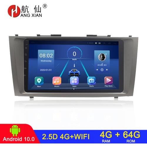 4+64 Car Radio 2 din Android car radio for Toyota Camry 6 XV 40 50 2006-2011 Car Multimedia Video car stereo radio bluetooth