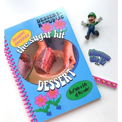 100pages Mixed Color A5 Journal Notebook DIY Scrapbook General Diary Memo Notepad Diary School Supplies