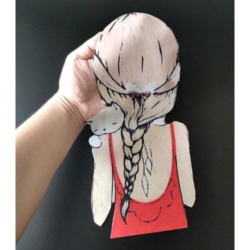 Cat Girl Iron On Patches For Clothing Appliqued Biker Badge Embroidery Fabric Patch Clothes Stickers Strange Things Christmas