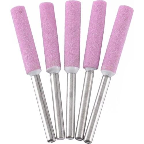 5PCS 3/16" 4.8mm Chainsaw Sharpener Chain Saw Grinding Stone Saw Chain File for Lawn Mower Chainsaw Parts Garden Tool MAYITR