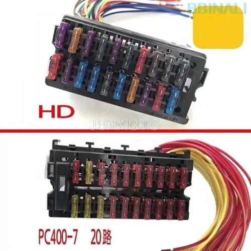 For Komatsu 400-7 fuse box assembly, HD fuse box assembly, high quality accessories, free shipping boutique accessories