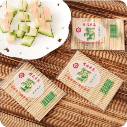 For home environmental protection hotels, household toothpicks (100 bags per pack) disposable supplies