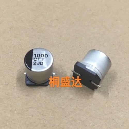 10pcs EEEFT1C102AP capacitance 16 v1000uf volume 10x10.Panasonic 2 FT series high frequency low resistance