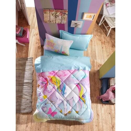 Cotton Box Single Bedding, Bedding Set, Childrens Room Decor, Quilt, Bed Sheets, Pillow Cases are manufactured in Turkey Dream