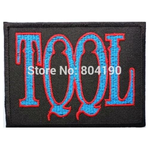 TOOL Blue Logo Iron On/Sew On Patch Tshirt TRANSFER MOTIF APPLIQUE Rock Punk Badge scrapbooking accessories