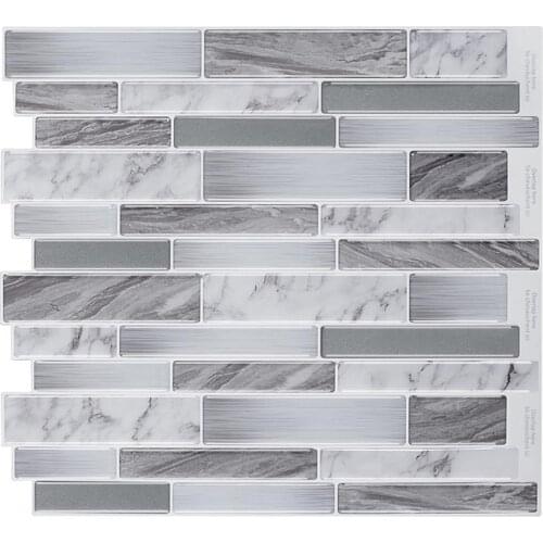 EasyTiles Home Decoration Wall Tiles, Porch Decoration Waterproof Wall Stickers Wallpaper, Peel And Stick Wall Tiles- 1 Sheet