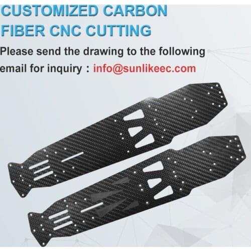 Customized Carbon Fiber CNC Cutting Plate Service DIY Carbon Fiber Sheet Plate CNC machining Precision carving