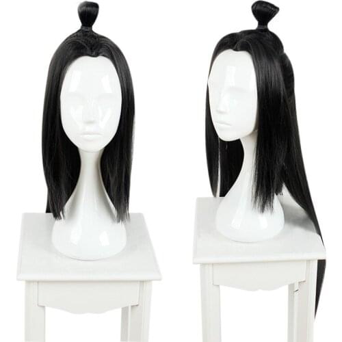 Grandmaster of Demonic Cultivation Lan Wangji Wei Wuxian Long Wig Synthetic Hair Cosplay Prop Decor Women Men Gift 1pcs