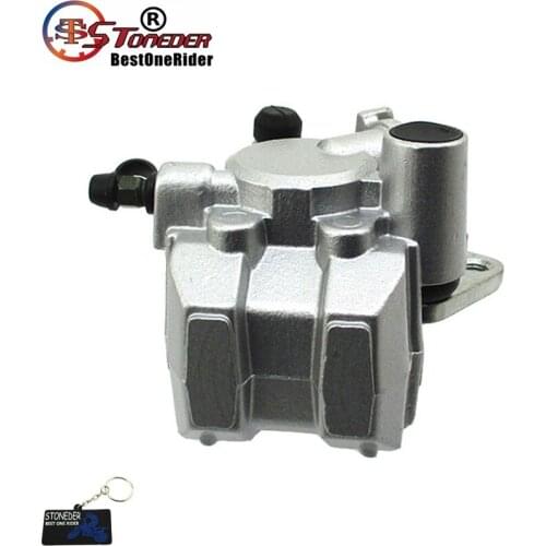 STONEDER Right Front Brake Caliper & Pads For Yamaha Banshee 350 Bear Tracker 250 Big Bear 250 350 Blaster YFS200 Bruin 250 350