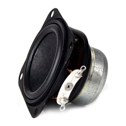 2pcs 40mm full-range speaker 4ohm 4Ω 6W loudspeaker Rubber edge NdFeB magnet