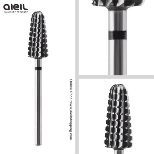 Volcano Bits 2 Way Tungsten Carbide Burrs Electric Manicure Drill Accessory Nail Drill Bit For Remove Acrylics Gel