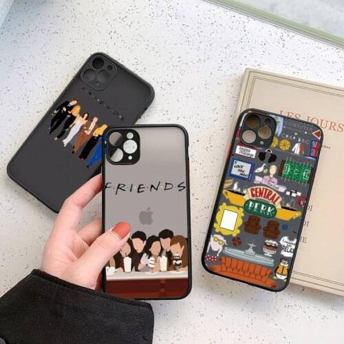 Central Perk Coffee friends tv show high quality Phone Cases matte transparent For iphone 7 8 11 12 plus mini x xs xr pro max